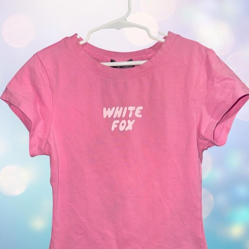 White-fox-boutique Women's Pink T-shirt